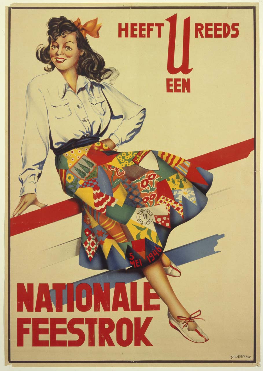 Poster Bevrijdingsrok - collectie Centraal Museum